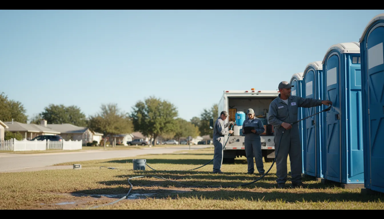 Long-Term Portable Toilet Rental in Waterloo, OH near me